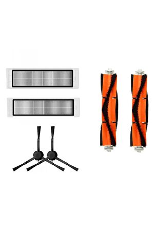 Xiaomi Vacuum Mop 2 Pro+ 3D (STYTJ02ZHM) Robot Süpürge Uyumlu 6'lı Yedek Parça Seti